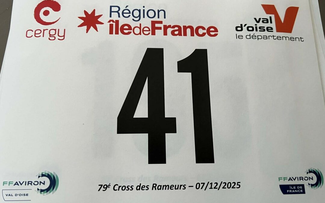 Cross des rameurs 2025 : Base de Loisirs de Cergy-Pontoise